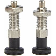 Ganter Norm Elementi Gn 717 – 6 di Batterie Bk M10 – bullone Di Resto Acciaio Inox, Argento, 2 pezzi