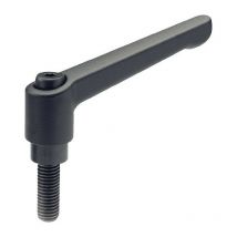 Leva di bloccaggio regolabile gn 300 d1 m 10mm l1 78mm l2 32mm ag ganter