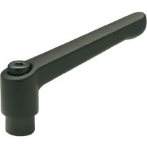 Ganter Norm Elementi Regolabili Leva Di Bloccaggio Con Filettatura Femmina, 1 pezzi, Nero/strukturmatt, Gn 300 – 108 della M16 della Sw