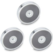 Ganter NormElements, magneti con filettatura interna, gn 50.4-HF-32-M4, materiale magnetico, ferrite duro, 3 pezzi