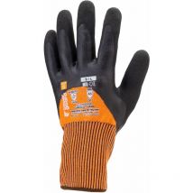 Lot de 5 - Gants anti-coupure eurocut latex double enduction Taille 8