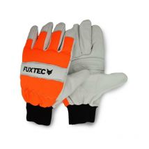 Gants forestiers anti-coupure Fuxtec Cuir vachette