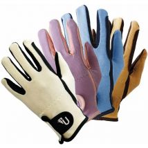 10 anni, Beige et noir: Gants bébé flottants avec paume en similicuir et dos élastiqué avec fermeture tearjaw