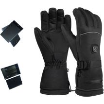Cyslmuk - Gants chauffants électriques pour femmes et hommes, gants chauffants pour écran tactile, gants d'hiver pour le ski, le cyclisme, la chasse