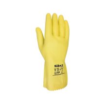 Juba - Gants Chimique 62138 Jaune Taille 9 - Sachet De 12 Paires