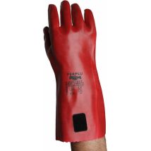 Gants Cimentier Rouge à Manchette - Keli