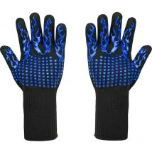 Gants de barbecue résistants à la chaleur jusqu'à 800 °c – Gants résistants aux coupures L5 – Gants de cuisine de qualité supérieure pour bbq,