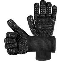 Gants de Gril Gants résistants à la Chaleur - Gants de Four pour Barbecue Gants résistants au feu Gants de Cuisson - Gants de Four pour Barbecue