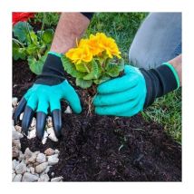 Gants de Jardinage avec 4 Griffes pour Creuser