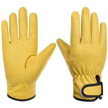 Feiyue - Gants de jardinage en cuir pour femmes et hommes, résistants aux épines, gants de jardinage robustes pour hommes, gants de jardinage