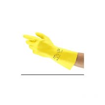 Gants de manutention Ansell AlphaTec 87-190 taille 10, Résiste aux produits chimiques, 1 Paire, Jaune ( Prix pour 1 paire )