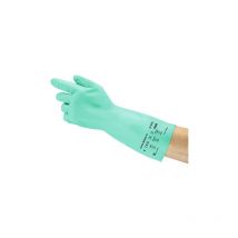Gants de manutention Ansell AlphaTec Solvex 37-675 taille 7, Résiste aux produits chimiques, 1 Paire, Vert ( Prix pour 1 paire )
