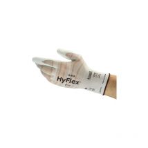 Gants de manutention Ansell HyFlex 11-812 taille 7, Résistant aux coupures, 1 Paire, Blanc ( Prix pour 1 paire )