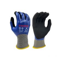 Gants de manutention Kyorene 01-110 taille 7, Manutention générale, 12 Paires, Bleu, gris ( Prix pour Paquet de 12 Paires )