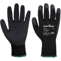 Gants Enduit Latex Noir l - Taille 9