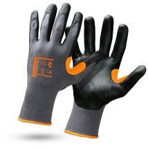 Gants de manutention tactile duranit-one Noir Gris Taille 11 Rostaing