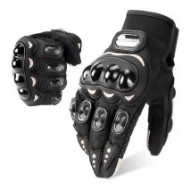 Gants de Moto pour Homme et Femme – Gants de Moto pour écran Tactile Complet – pour BMX, VTT, équitation, Chasse, Escalade et Sports de Plein air