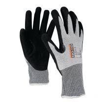Ox-on - Gants de protection contre les coupures Cut Supreme 9604 taille 8 noir/gris/blanc EN388.EN420 (Par 6)