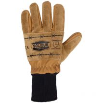 Schutzhandschuhe zum Holzrücken aus Leder - T10 Solidur GA01-10