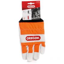 Gants de sécurité en cuir pour tronçonneuse, Taille l, Protection de la main gauche - 91305L - Oregon