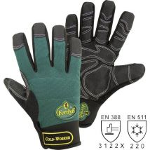Gants de protection Ferdyf. 1990-9 Cuir synthétique clarino en 388 risques mecaniques 2142 + en 511 risques froid 22 t