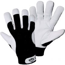 Gants de protection l+d Griffy 1707-11 Paume de la main : Cuir Nappa , Dessus de la main : élasthanne en 388 risques me