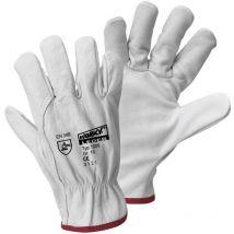 Gants de protection l+d worky 1606-11 Cuir vachette en 388 risques mecaniques 3121 Taille 11 (xxl) - blanc