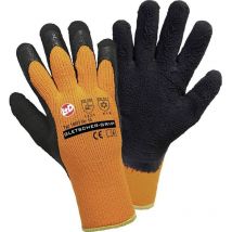 Gants de protection L+d Griffy 14931-8 100% Acrylique et revêtement en latex naturel en 388 risques mecaniques 3244 + e
