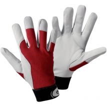 Gants de protection L+d Griffy 1706-8 Chevreau nappa avec dos de la main en interlock rouge en 388 risques mecaniques 2
