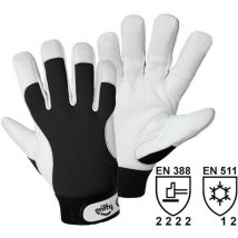 Gants de protection L+d Griffy 1707-10 Paume de la main : Cuir Nappa , Dessus de la main : élasthanne en 388 + en 511 t