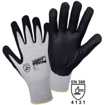 Ldworky - Leipold+döhle, Gants Non Sticky Foam, Gris / Noir, Lot De 12