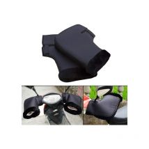 Gants de protection thermique pour guidon Imperméables en cuir pour moto, chauds Grande ouverture