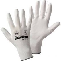 Gants de protection worky 1150 nylon avec revêtement pu en 388 risques mecaniques 4131 taille 7 (s)