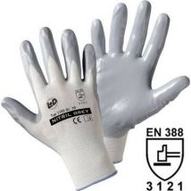Gants de protection worky 1155 100% en nylon avec revêtement en caoutchouc nitrile en 388 risques mecaniques 4131 taille