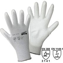 Gants de protection worky 1171 polyamide/carbone avec revêtement pu en 388 + en 1149 taille 11 (xxl)