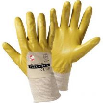 Gants de protection worky 1496 coton avec revêtement caoutchouc nitrile en 388 risques mecaniques 4111 taille 9 (l)