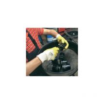 Gants de protection worky 1496 coton avec revêtement caoutchouc nitrile en 388 risques mecaniques 4111 taille 10 (xl)