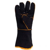 Gants de Soudeur en Cuir,Cuir avec coutures en kevlar,Gants résistants à la chaleur et au feu,Gants thermiques pour