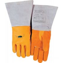 Gants de soudure jaune Taille l 1paires Weldas
