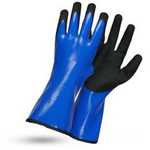 Gants de travail 100% étanches double enduction liquido - Taille 9 Rostaing