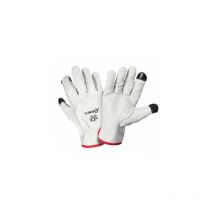 Gants de travail cuir vachette fleur Skin'Rgrip taille 10