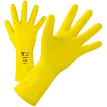 Gants de travail en latex Neri Lisetta - S - Jaune