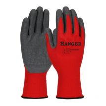 Gants de travail h Dex enduit latex t 12 en paire de 12 Hanger 300015