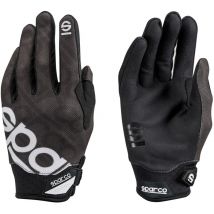 Gants de travail réglables Sparco 002093 renforcés entre poignet et index Police Noir xl
