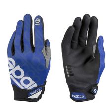 Gants de travail réglables Sparco 002093 avec poignet renforcé Police Index Bleu xl