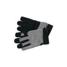 YT-74651 gant de gants de sécurité de gant de jardinier Noir, Gris Coton, Simili cuir 1 pièce(s) - Yato