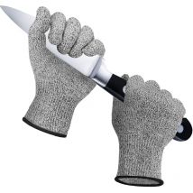 Gants de Travail,Gant Anti Coupure Gants de Travail,Protection de Niveau 5 et Certifié EN388 Gants,Légers,Gants de Coupe pour
