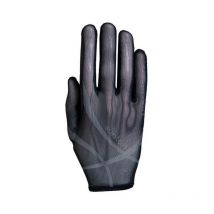 6, Noir: Gants d'équitation d'été Laila en jersey bronzé léger et aéré pour une excellente prise sur les rênes