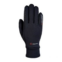 7,5, Moka: Gants d'équitation d'hiver Roeckl modèle Warwick avec rembourrage en polaire et coupe anatomique ultra confortable Adulte et enfant