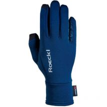 9, Bleu marine: Gants d'équitation d'hiver Roeckl modèle Weldon compatible avec écran tactile et poignée antidérapante